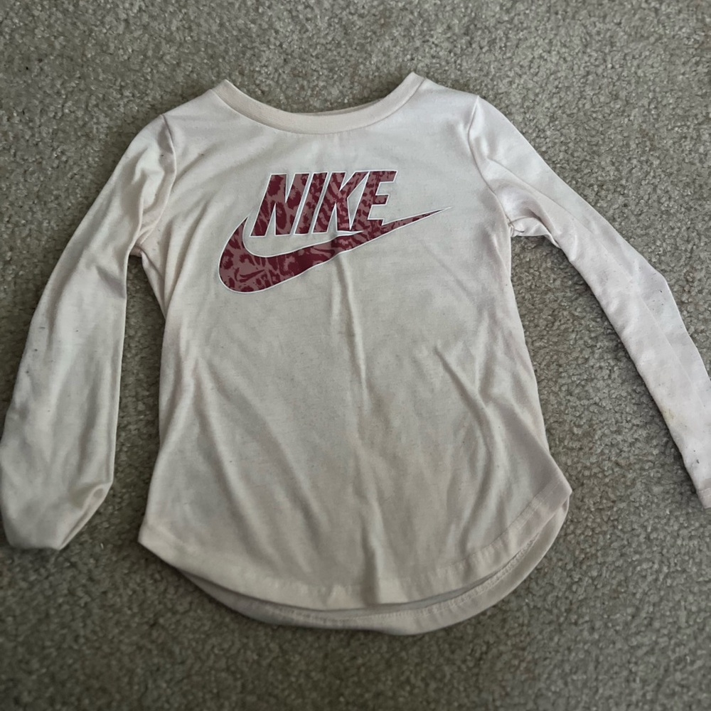 Nike Girls Long Sleeve Shirt - pink - 2T